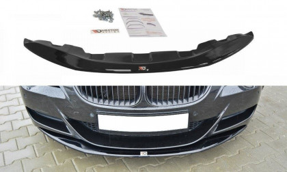 Spojler pod přední nárazník lipa V.1 BMW M6 E63 2005- 2010  černý lesklý plast