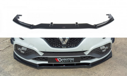 Spojler pod přední nárazník lipa V.1 Renault Megane IV RS 2018-  černý lesklý plast