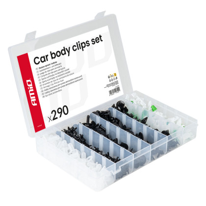 Spony a příchytky na čalounění vozidel 290 ks AMIO-04742