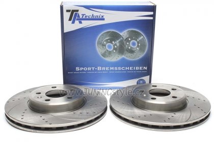 Sportovní brzdové kotouče TA Technix - přední chlazené 314mm - Audi A4, A5