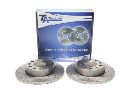 Sportovní brzdové kotouče TA Technix - zadní 256mm - VW Golf/EOS/Scirocco/Caddy/Touran 256mm