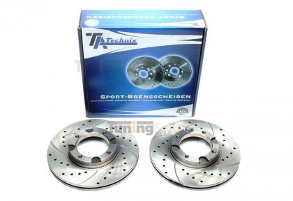 Sportovní brzdové kotouče TATechnix-Přední 242,2mm Hyundai Accent I,Pony,S Coupe