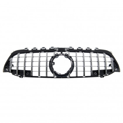 Sportovní maska GT- Mercedes-Benz A-Class A-Class (V177) Sedan (W177) Hatchback 2018- Panamericana s kamerou - chrom / černá lesklá