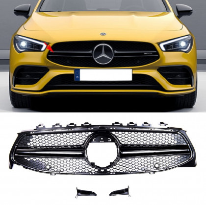 Sportovní maska Mercedes-Benz CLA (C118, X118) 2019- AMG look černá