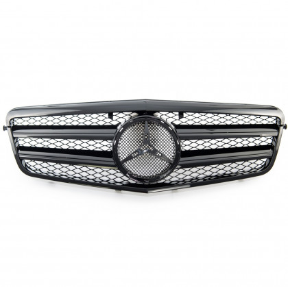 Sportovní maska Mercedes-Benz SL (R129) 1989-2001 - chrom / černá lesklá