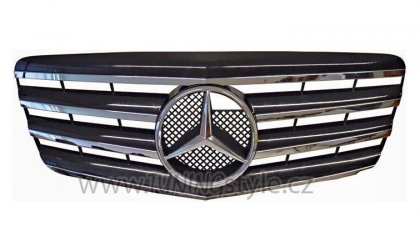 Sportovní maska Mercedes-Benz W 211 06-09 CL LOOK chrom/černá