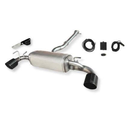 Sportovní výfuk celonerez s klapkou ULTER SPORT TOYOTA Yaris GR 2024- (MK2) type 2x115mm černé lesklé