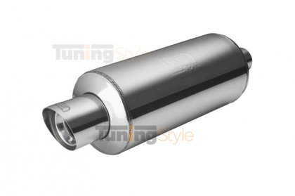 Sportovní výfuk ULTER SPORT Univerzální nerezové délka tlumiče 250mm koncovka 80mm