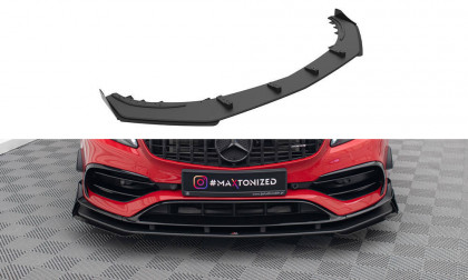 Street pro spojler pod nárazník lipa + flaps Mercedes-Benz A 45 AMG Aero W176 černo červený