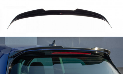 Střešní spoiler V.2 VW Golf 7 R facelift černý lesklý plast