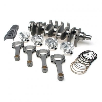 STROKER KIT - Honda/Acura B18/B20, 95mm Forged Wał, ProH2K Korbowód (5.394"), Tłok, Panewki