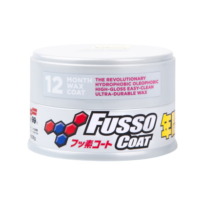 Syntetický vosk Soft99 New Fusso Coat 12 Months Wax Light (200 g) 