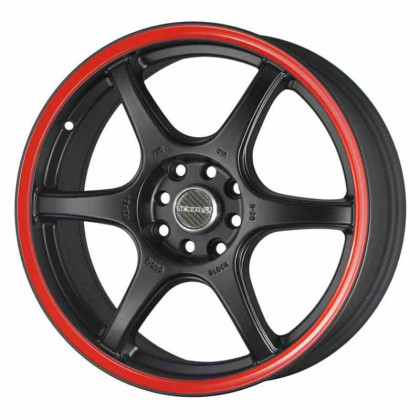 Tenzo-R DC-6 v1 17x7 ET42 5x100/114 Black/Red