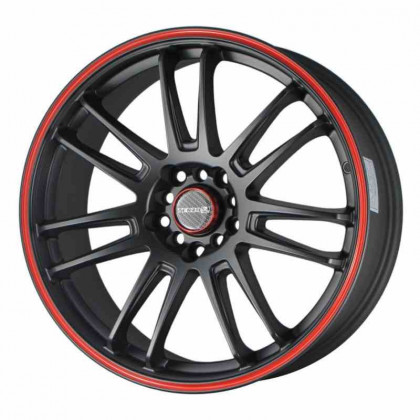 Tenzo-R Project-7 v1 18x8 ET45 5x100/114 Black/Red