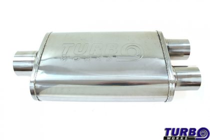 Tłumik Środkowy TurboWorks LT Center 2,5" Dual 2,5" Y-Pipe