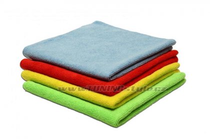 TuningKingz Basic Microfiber / Mikrovláknová utěrka základní 40x40 cm 300g