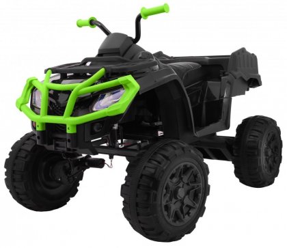 Vehicle Quad XL ATV, remote control 2.4 GHZ black and Green