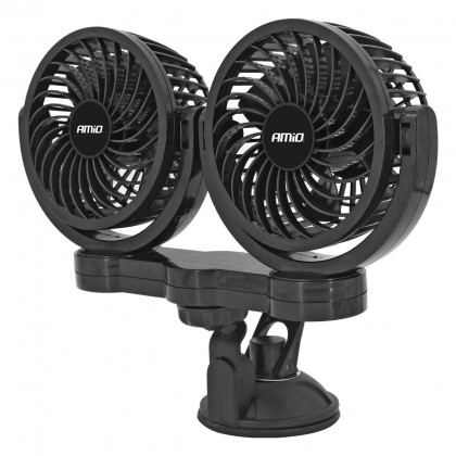 Ventilátor do auta s odsáváním 2x4" 24V