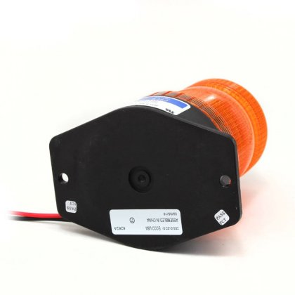 Výstražný LED maják, 2-bodový úchyt, 12-80V, oranžový 6262-A