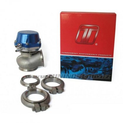 Wastegate venkovní TurboWorks 50mm 0,5 Bar V-Band Blue