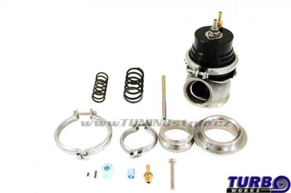 Wastegate venkovní TurboWorks 60mm 1,6 Bar V-Band black