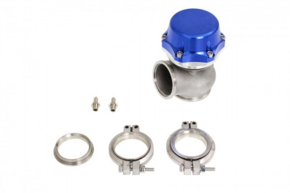 Wastegate zewnętrzny Replica Turbosmart 50mm 0,5 Bar V-Band Blue