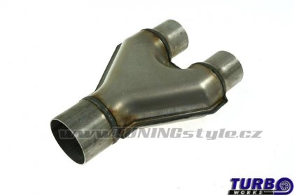 Y-Pipe exhaust 2,25-2,25