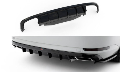 Zadní difuzor V.2 Škoda Superb Liftback / Combi Mk3 černý lesklý plast