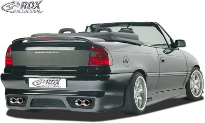 Zadní nárazník RDX OPEL Astra F Cabrio / Stufenheck s prolisem pro SPZ GT-Race