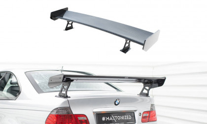 Zadní spoiler křídlo BMW 3 Coupe E46 carbon - širkoké uchycení