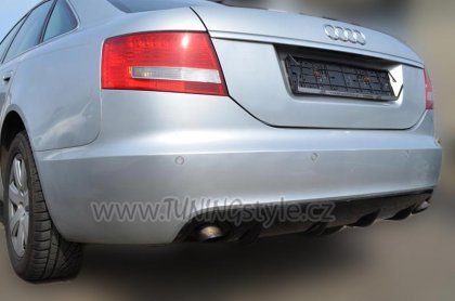 Zadní spoiler nárazníku, difuzor RS6 look TFB Audi A6 C6 04-08