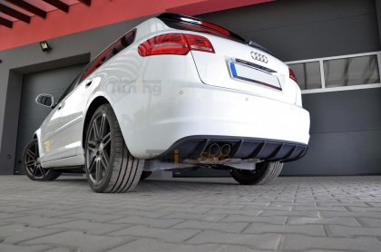 Zadní spoiler nárazníku, difuzor TFB Audi 8PA Sportback 5dv. 08-12 RS3 look