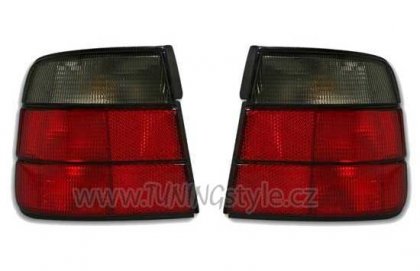 Zadní světla BMW E34 červená/černá