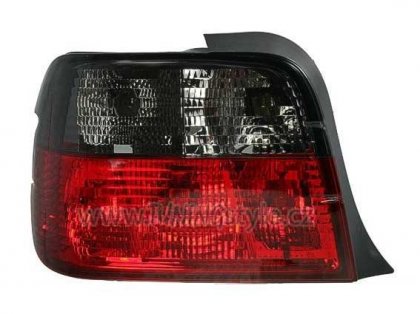 Zadní světla BMW E36 červená/černá krystal Compact
