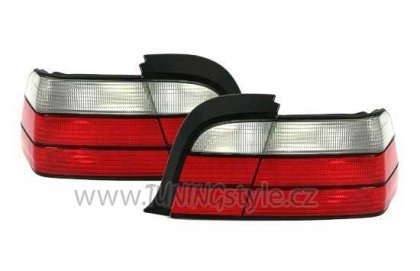 Zadní světla BMW E36 Coupe / Cabrio červená/bílá