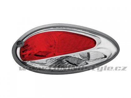 Zadní světla Chrysler PT Cruiser 01- chrom