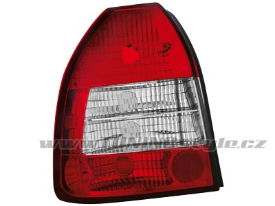 Zadní světla Honda Civic 3dv. 96-02 červená/chrom