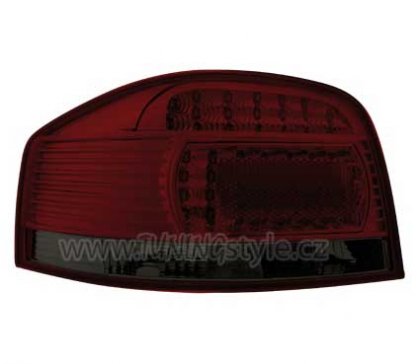 Zadní světla LED Audi A3 8P 03-08 červená/kouřová