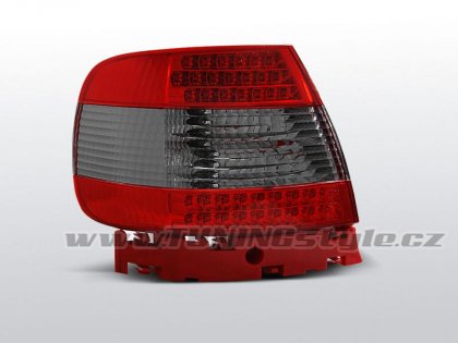 Zadní světla LED Audi A4 B5 - Limo 95-00 červená/kouřová