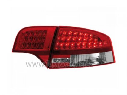 Zadní světla LED Audi A4 B7 04-08 červená
