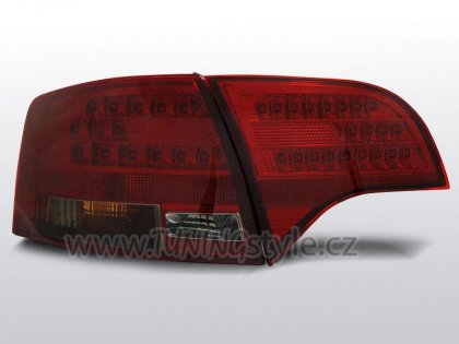 Zadní světla LED AUDI A4 B7 Avant - červená/kouřová