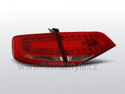 Zadní světla LED AUDI A4 B8 07-09 červená