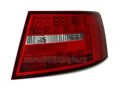 Zadní světla LED AUDI  A6 4F červená/chrom 04-08