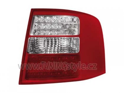 Zadní světla LED Audi A6 Avant 4B 97-05 červená/chrom