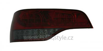 Zadní světla LED Audi Q7 05-09 červená/kouřová