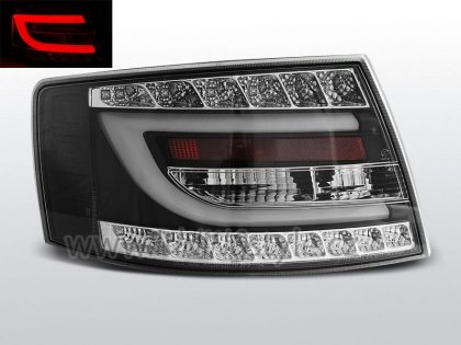 Zadní světla LED bar Audi A6 C6 04-08 sedan 6-pin černá