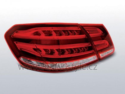 Zadní světla LED Bar, blinkr Mercedes-Benz E W212 sedan 09-13 červená