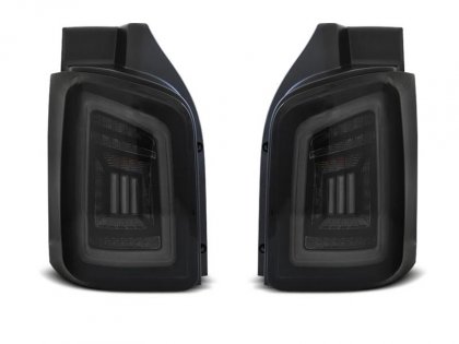 Zadní světla LED BAR DTS VW T5 03-15 2-dílné dveře černá/kouřová