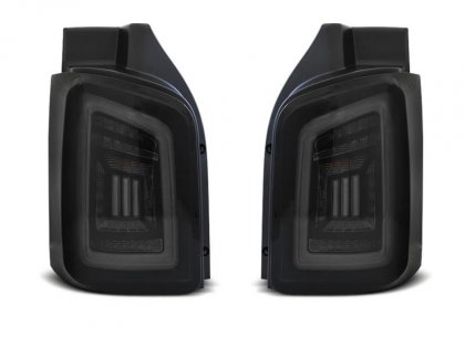 Zadní světla LED BAR DTS VW T5 03-15 2-dílné dveře černá/kouřová