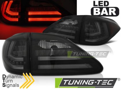 Zadní světla LED BAR Lexus RX III 350 09-12 kouřová LED SQL